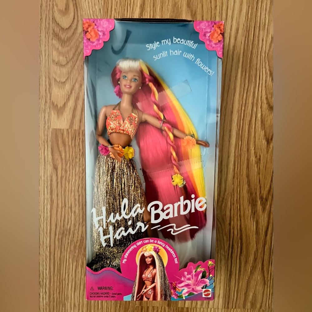 NIB/NRFP Hula Hair Barbie doll
